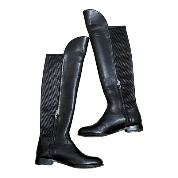 Ariat Two24 Burela Black Leather Riding Boots Size 7.5 - Picture 3 of 5